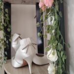 Détail d’une robe de mariée élégante chez Trésor de Robes à Val-Revermont