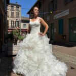 Robe de mariée de seconde main chez Trésor de Robes dans l’Ain