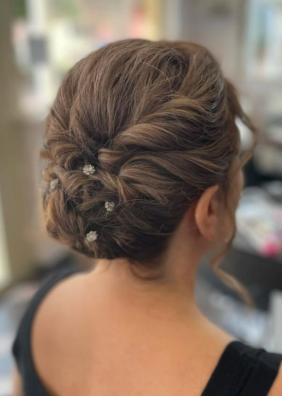Coiffure de mariée réalisée par Félindra Vilpont Coiffure